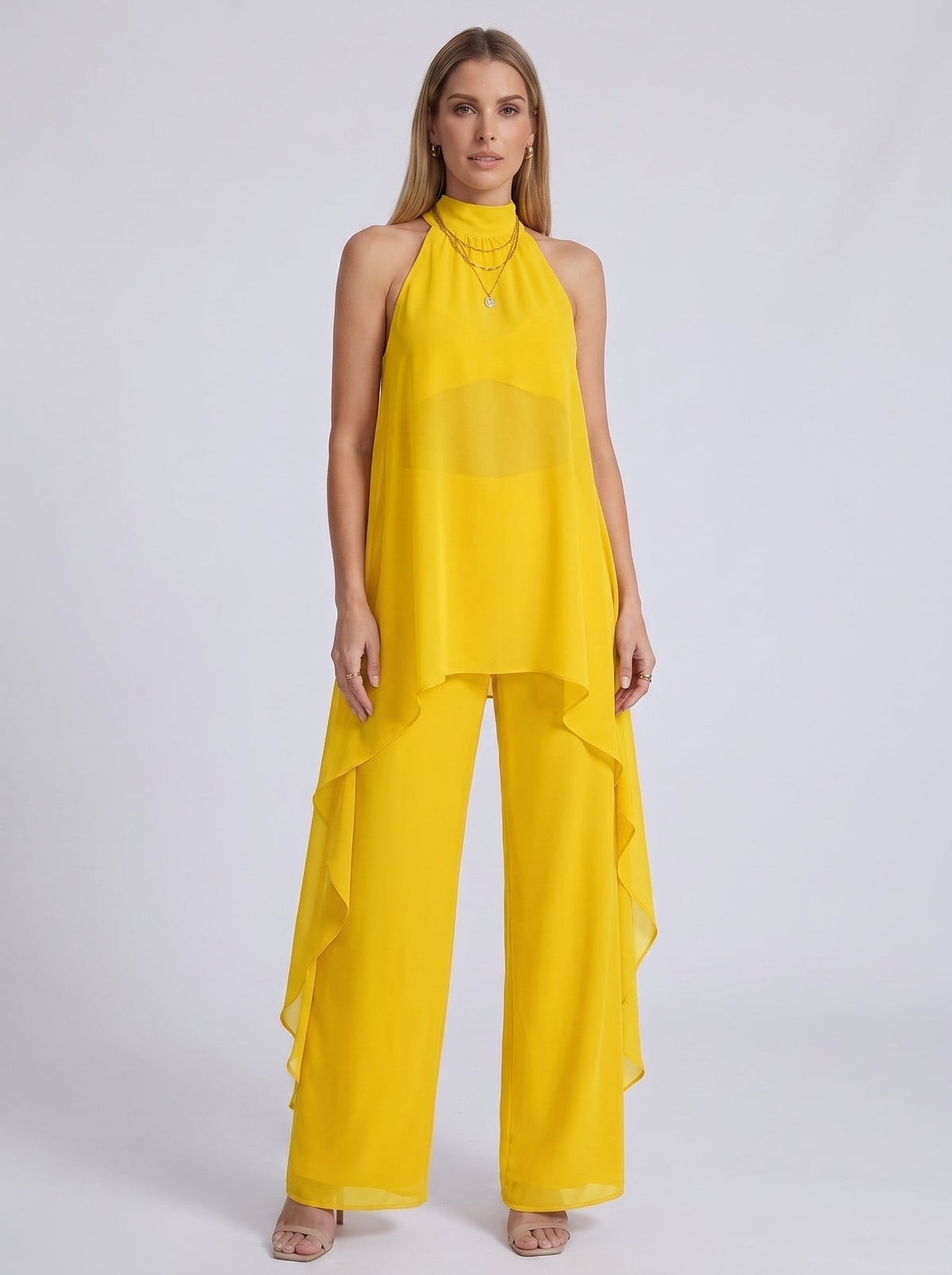 CLARA | CONJUNTO HALTER DRAPEADO