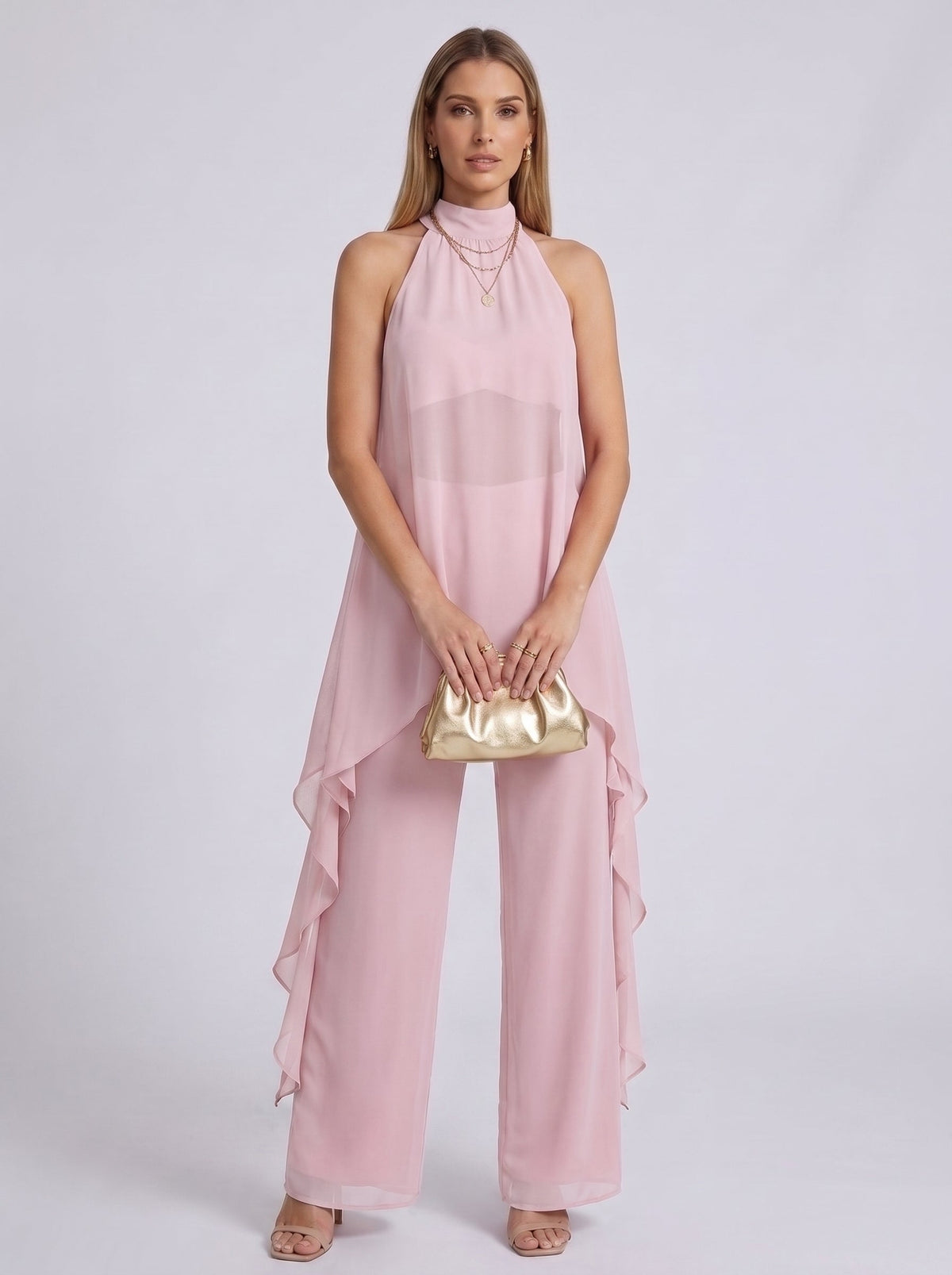 CLARA | CONJUNTO HALTER DRAPEADO