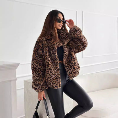 Leonor™ | Abrigo con Estampado de Leopardo