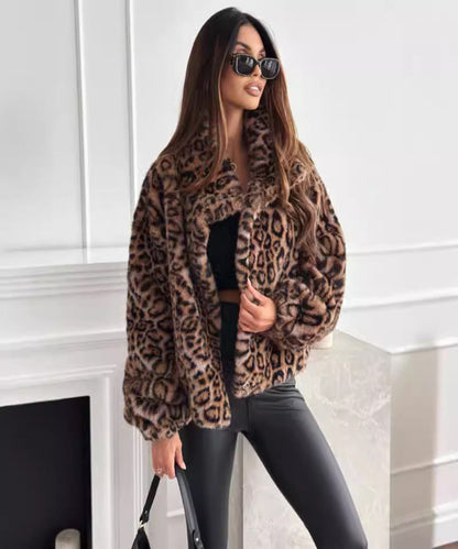 Leonor™ | Abrigo con Estampado de Leopardo