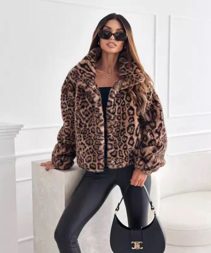 Leonor™ | Abrigo con Estampado de Leopardo