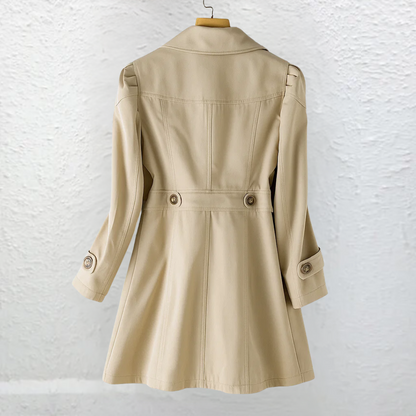 Inés™ | Abrigo Vintage Elegante con Botones