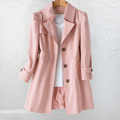 Inés™ | Abrigo Vintage Elegante con Botones