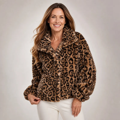 Leonor™ | Abrigo con Estampado de Leopardo